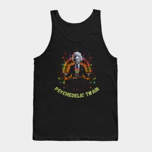 Mark Twain Zen Meditation Psychedelic Trippy Tank Top